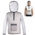 thumbnail image 1 of Amdohai Extérieur Ultraléger en Maille à Capuche Bug Jacket Anti-Moustiques Transparent Chemise de Protection en Maille Bouclier Anti-Insectes pour Camping Randonnée Pêche Jardini, 1 of 8