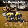 thumbnail image 4 of Maxpeedingrods 4850 Watt Open Frame Generator,Gas Powered Portable Inverter Generator, Recoil Start, for Home Backup,Camping,RV, Gasoline, 4 of 8