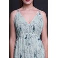 thumbnail image 2 of Bimba Robe Longue à Imprimé Floral pour Femmes, Bretelles Spaghetti, Col en V, Maxi, Tenue de Plage - XX-Grand, 2 of 5