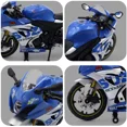 thumbnail image 4 of 1:12 Suzuki GSX-R1000R Aprilia RSV4 Modèle de Moto de Course en Alliage Modèle de Moto Tout-Terrain Haute Simulation RSV4 Vert, 4 of 6