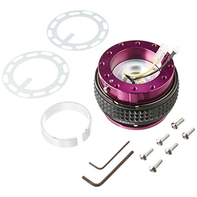 NRG Innovations Kit de Libération Rapide SRK-210PP/BK (Corps Violet / Anneau Pyramide Noir)