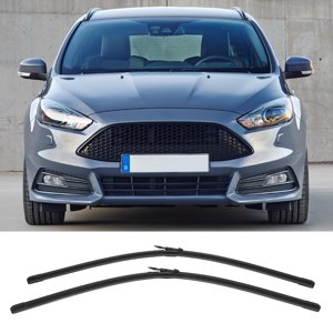 Lames d'essuie-glaces, améliorer la visibilité de conduite Facile à installer 2 Pcs pour LHD Voiture