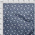 thumbnail image 3 of oneOone Georgette Viscose Fabric Triangle Geometric Printed Fabric 1 Yard 42 Inch Wide, 3 of 5
