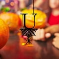 thumbnail image 4 of Spider Halloween Decoration Hang Tag Set with 26 Iron Letters 5.3 cm x 9 cm, Black Rope Included, 4 of 4
