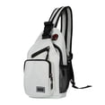 thumbnail image 1 of EGNMCR Women's Adjustable Crossbody Bag Convertible Chest Shoulder Bag With Multiple Pockets Nylon Backpack, 1 of 6