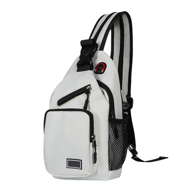 EGNMCR Women's Adjustable Crossbody Bag Convertible Chest Shoulder Bag With Multiple Pockets Nylon Backpack
