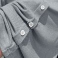 thumbnail image 5 of asjyhkr Womens Long Sleeve Shirts Ribbed Knit Cotton Tops Button Comfy Soft Stretchy Lightweight Tshirts, 5 of 5