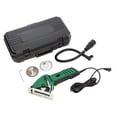 thumbnail image 3 of Rotorazer Compact Circular Saw Set with 3.35 in Blades, Dust Collector and Case, Green, 3 of 9