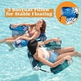 thumbnail image 4 of Joyfy 2 Packs Pool Floats Chairs Adult,Inflatable Floating Lounge Chairs,Blow up Pool Noodles for Adult Heavy Duty,Floating Chair for Party Summer Water Beach Lake Fun, 4 of 10