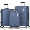 thumbnail image 1 of Sunbee 3 Piece Luggage Sets ABS Hardshell Hardside TSA Lock Lightweight Durable Spinner Wheels Suitcase, 1 of 1