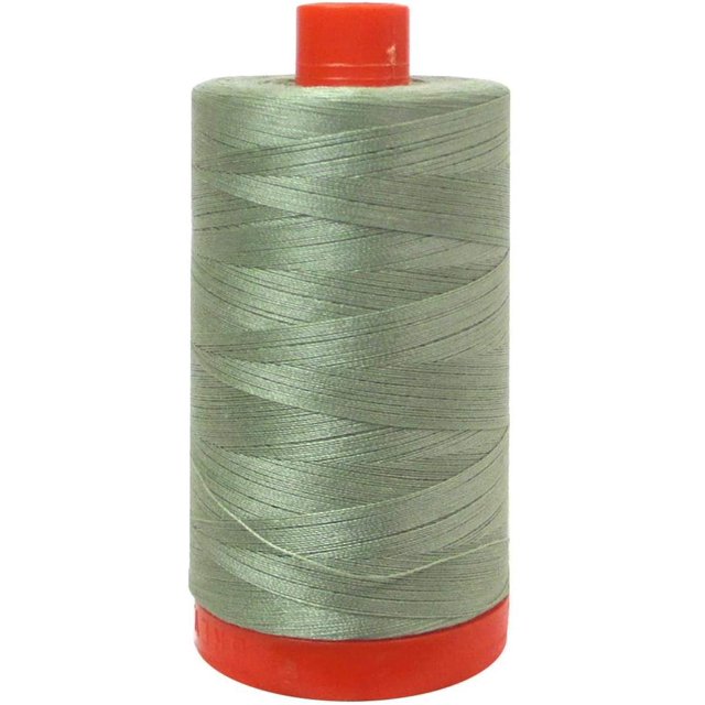 Superpunch Light Laurel Green Cotton Thread, 50wt, 1300 Meter Spool