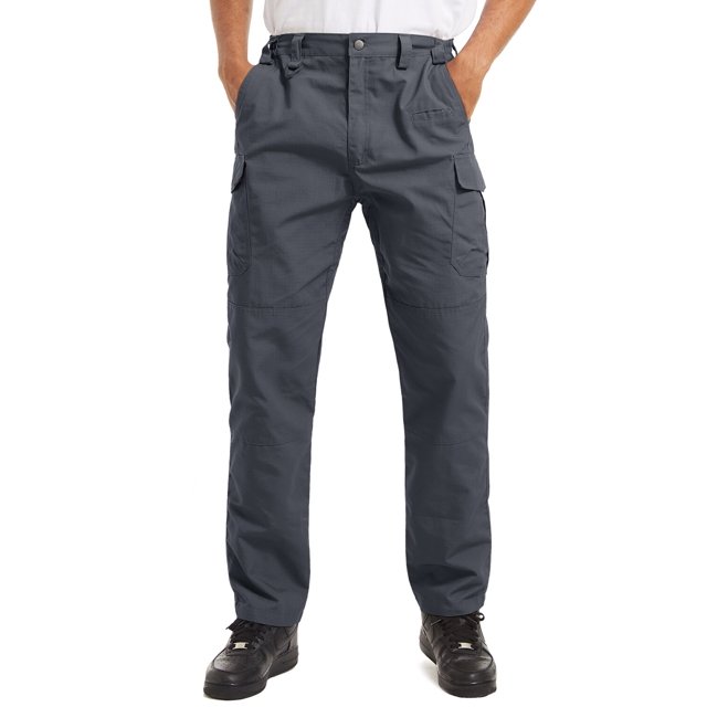 REDHOTYPE Pantalon de Travail pour Homme, Pantalon Cargo Anti-Déchirure, Pleine Longueur, Tactique de Randonnée, Militaire, Armée, Pantalon d'Entraînement de Police