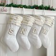 thumbnail image 3 of YAOMOBB Christmas Tree Pendant Embroidered Christmas Stocking Large Capacity Wear Resistant Xmas Hanging Decoration, 3 of 7