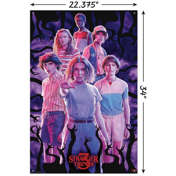 Netflix Stranger Things: Season 3 - Group Wall Poster, 14.725
