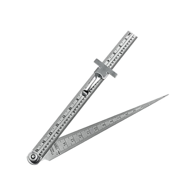 Jauge de Mesure Portable en Acier Inoxydable pour Maison de Soudure, Identification Facile