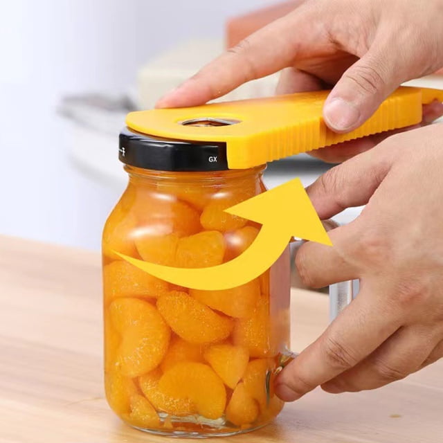 SuoKom Jar Opener for Weak Hands 4 in 1 Can Opener Jar Tongs Tight Lid Opener Kitchen Gadgets Easy Jar Opener for The Elderly and Children