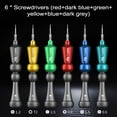 thumbnail image 3 of Labymos Magnetic Screwdriver Mini Multi-Function Screwdriver for Watch Eyeglasses Smartphone Repairing Portable Hand Tools, 3 of 8