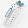 thumbnail image 2 of Smartbottle Sports Large Reusable Water Bottle, Baby Blue, 1000ml / 1L, 2-Pack, 2 of 9