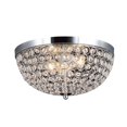thumbnail image 4 of Elegant Designs 2 Light Elipse Crystal Flush Mount Ceiling Light, 4 of 6
