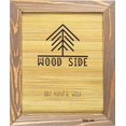 thumbnail image 1 of Rustic Wooden Picture Frame 11x14 Inch - Natural Solid Eco Distressed Wood for Wall Mounting Photo Frame - Walnut, 1 of 7