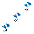 thumbnail image 3 of Baohd Enhanced RC Car Accs Spare Parts 1 10 Truck TT02 Modified Replacement Front Rear Rear Steering Cup 3Set, 3 of 6