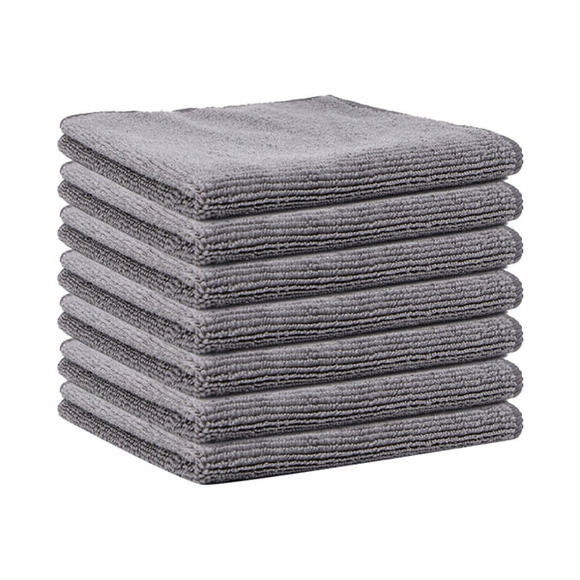 WHEANG Microfiber Cleaning Cloth 5 Of Cleaning Cloth Each Package Of Ultra Hygroscopic Cleaning Towel 5 Color Combination Soft And Absorbent