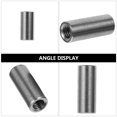 thumbnail image 2 of KAKOWELY Threaded Sleeve Rods 10 Pcs Threaded Sleeve Rod Stainless Thread Round Coupling Nut Sleeve Stud Nut1.18"X0.47"X0.47", 2 of 4
