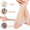 thumbnail image 3 of Ruiboury 6pcs Silica Gel Little Toe Cushions For Toe Straightening Improve Foot Health Portable Toe Separator 1Set, 3 of 6