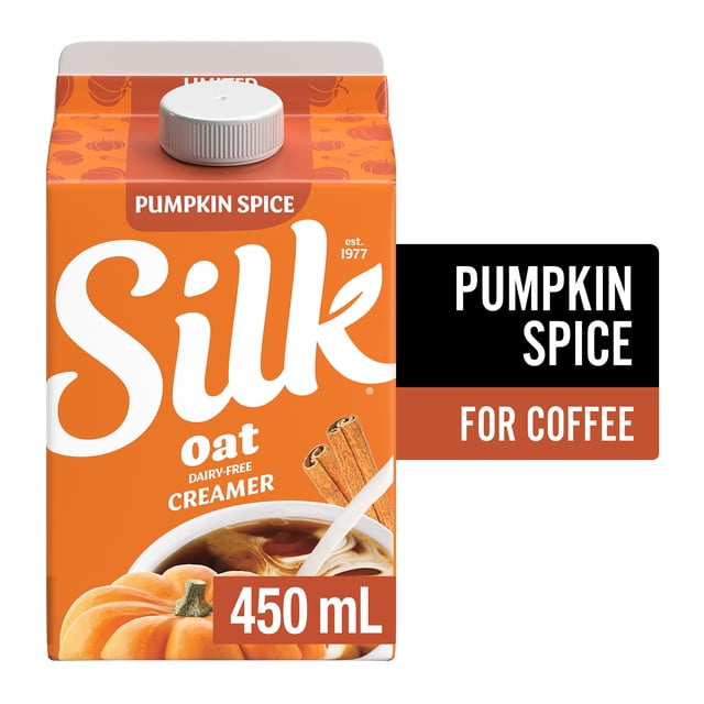 Silk Oat Coffee Creamer, Limited Edition , Dairy Free, 450ml