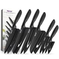 thumbnail image 3 of Hecef 6-Piece Stainless Steel Chef Cooking Knife Set with Blade Sheaths, Dishwasher Safe, 3 of 12