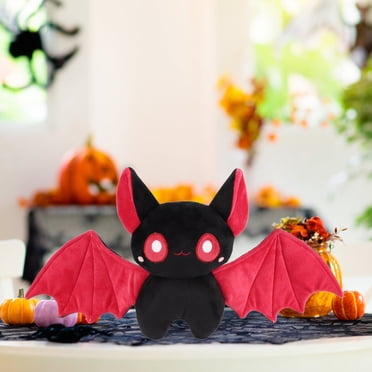 Sokhug Cadeaux d'Halloween Chauve-Souris en Peluche - Jouet Animal en Peluche d'Halloween, Poupée pour l'Heure du Coucher, Cadeau de Noël Duveteux pour Enfants et Bébés