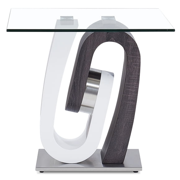 Global Furniture USA Grey - White End Table