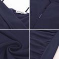 thumbnail image 5 of Robe d'Été à Bretelles Spaghetti pour Femme, Robe de Boîte de Nuit, Bretelles Spaghetti, Portefeuille, Col en V, Robe Moulante, Robe de Soirée (S-TG), 5 of 5