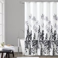 thumbnail image 4 of TIMIFIS Rideau de Douche en Tissu Rideau de Douche Salle de Bain Rideau de Douche Polyester Rideaux de Cabine avec 12 Crochets pour Douches de Salle de Bain, Doublure de Rideau de Douche pour Baignoires, 4 of 6