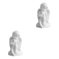 thumbnail image 1 of Maytalsory Resin White Angel Statue Elegant Desktop Decor Collection Window Props for Christmas sitting 2Set, 1 of 6