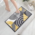 thumbnail image 1 of Xihbxyly Rug Area Rug Living Room Bedroom Rug Bathroom Floor Mat Microfiber Inkjet Printing Bathroom Absorbent Foot Mat Bedroom Door Mat Non Slip Mat Flocked Carpet Geometric Pattern, 1 of 6