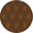 thumbnail image 1 of Ahgly Tapis d'Intérieur Lavable en Machine Carré Acajou Brun, 3 Pieds Carré, 1 of 7