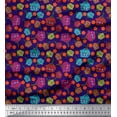 thumbnail image 1 of Soimoi Rayon Fabric Floral Clip Art Print Sewing Fabric Yard 56 Inch Wide, 1 of 1
