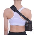 thumbnail image 2 of Manufacturer Direct Mesh Breathable Arm Sling for Forearm Fracture Fixation - Adjustable Shoulder Neck Wrist Support Strap, Durable & Comfortable Medical Immobilizer (Black), 2 of 5