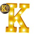 thumbnail image 1 of Dvruxg Light Up Letters, Led Letter Lights 26 Alphabet, Decorative Lighted Letter, Battery Powered Led Marquee Letters for Party, Bar, Night Light, Home Decor, 1 of 4
