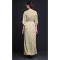 thumbnail image 3 of Bimba Robe Longue Maxi en Rayonne à Imprimé Floral de Roses et de Renoncules pour Femmes avec Fente Latérale - X-Grand, 3 of 6