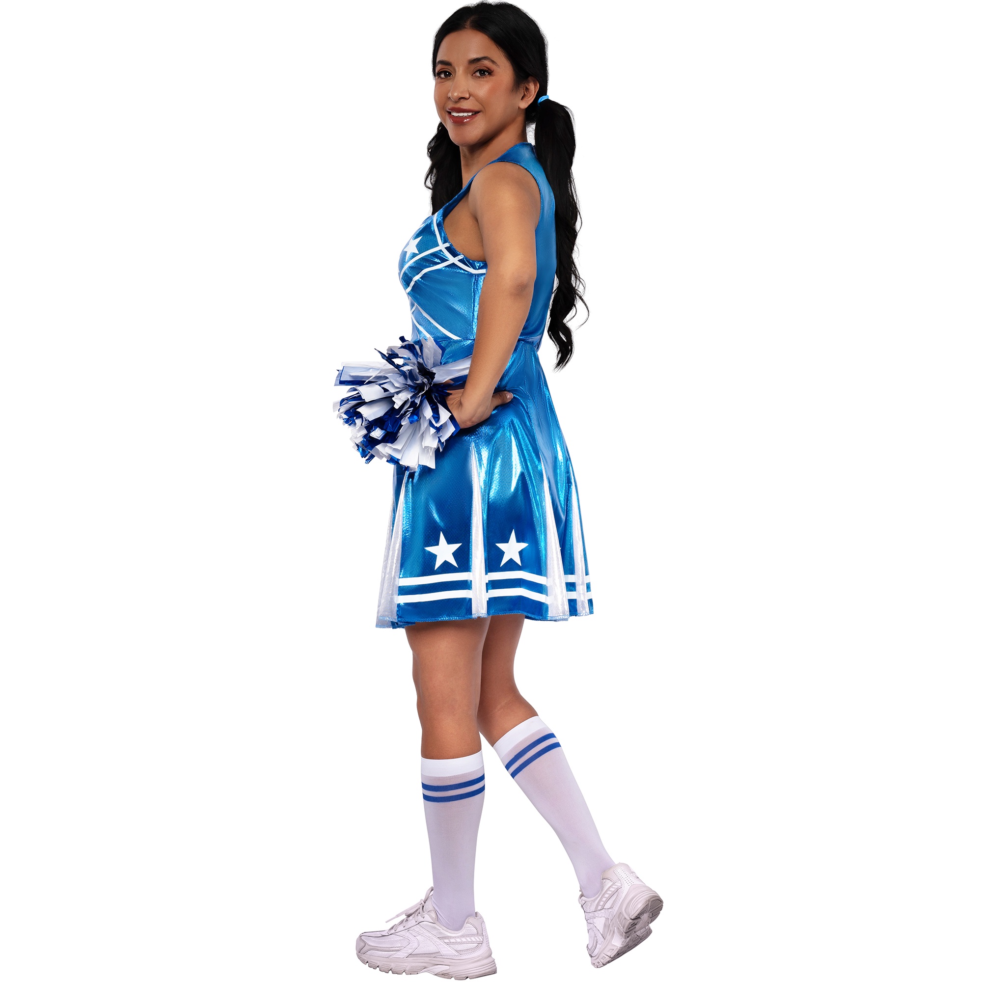 Cheerleader Halloween Costume for Adults, Women's L (12/14), by Way to Celebrate