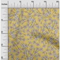 thumbnail image 2 of oneOone Polyester Spandex Yellow Fabric Floral Craft Projects Decor Fabric Printed By The Yard 56 Inch Wide, 2 of 4