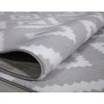 thumbnail image 5 of A2Z Trendy 7984 Symetrical Diamond Transitional Medium Living Room Silver Grey Soft Area Rug Tapis Carpet, 5 of 5