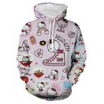 thumbnail image 1 of Hello Kitty Chandail à Capuchon pour Femmes Kawaii Chandail à Capuchon Haut de Dessin Animé Chandail pour Filles Mode Harajuku Chandail à Capuchon Graphique Chandail HOEMLIN, 1 of 7