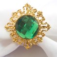 thumbnail image 1 of ZiDeTang 100pcs Rhinestone Metal Napkin Ring Acrylic Napkin Holder, 1 of 3