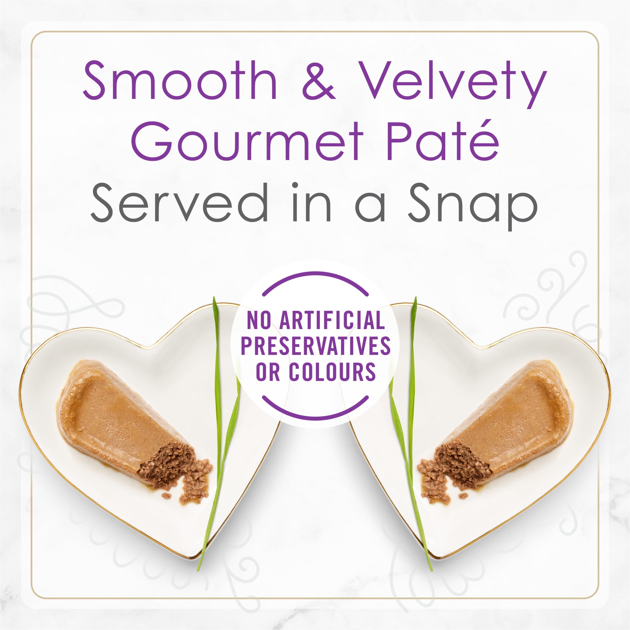 Fancy Feast Petites Pâté Entrée de Dinde Tendre, Nourriture Humide pour Chats 79.4 g