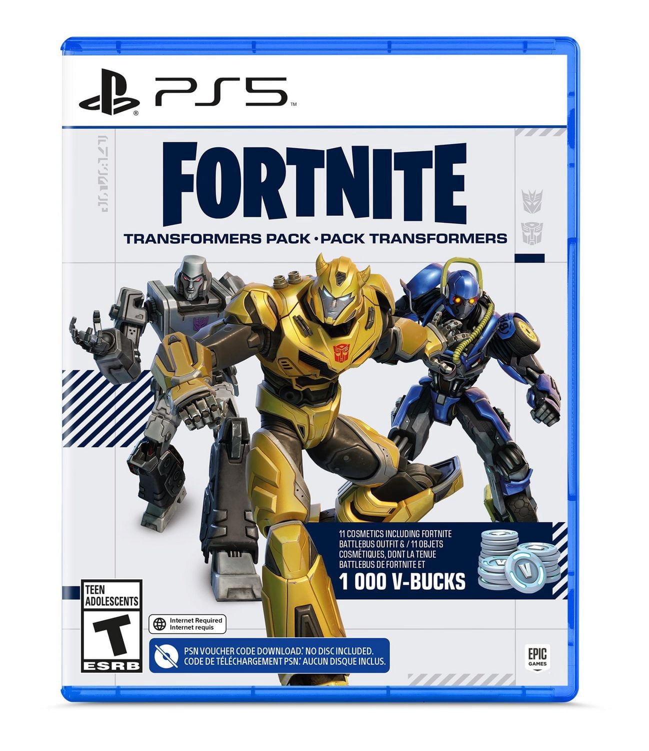 Fortnite - Transformers Pack Code in Box (PS5)