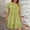 01 Vert, variante sur Weiqiqre Robes d'Été pour Femmes Décontractées Amples Mignonnes à Volants Manches Courtes Fluides Mini-Robe Robe d'Été