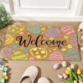 thumbnail image 1 of TIMIFIS Polyester Fiber Carpet, Easter Welcome Doormat Indoor Easter Doormat Easter Eggs Outdoor Mat Non Slip Front Porch Rug for Home Entrance Decoration Home Decor, 1 of 6